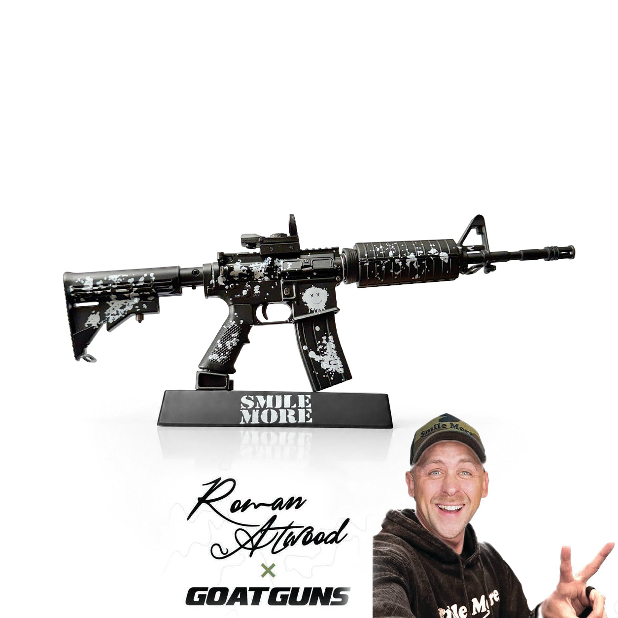AR15 'Smile More' Model - Roman Atwood