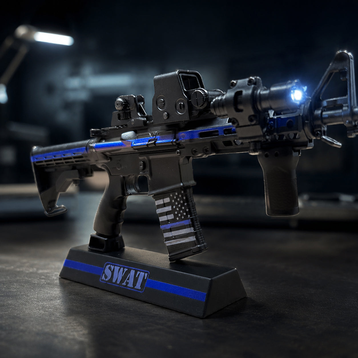 AR15 Model - Thin Blue Line/SWAT