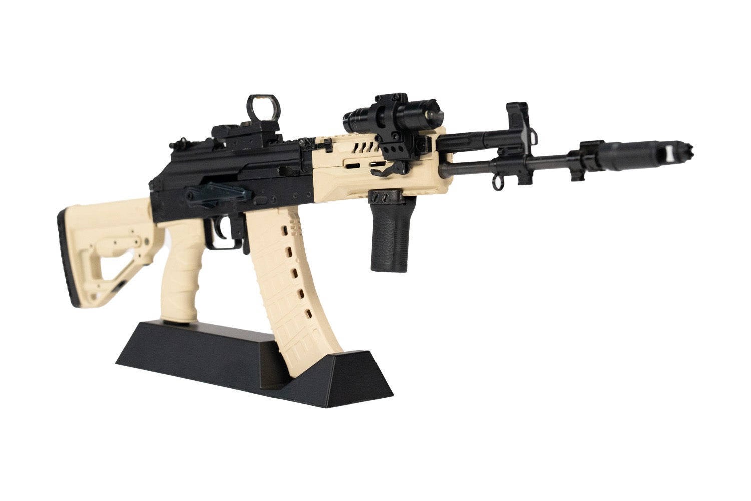 AK12 FDE miniature model with attachments