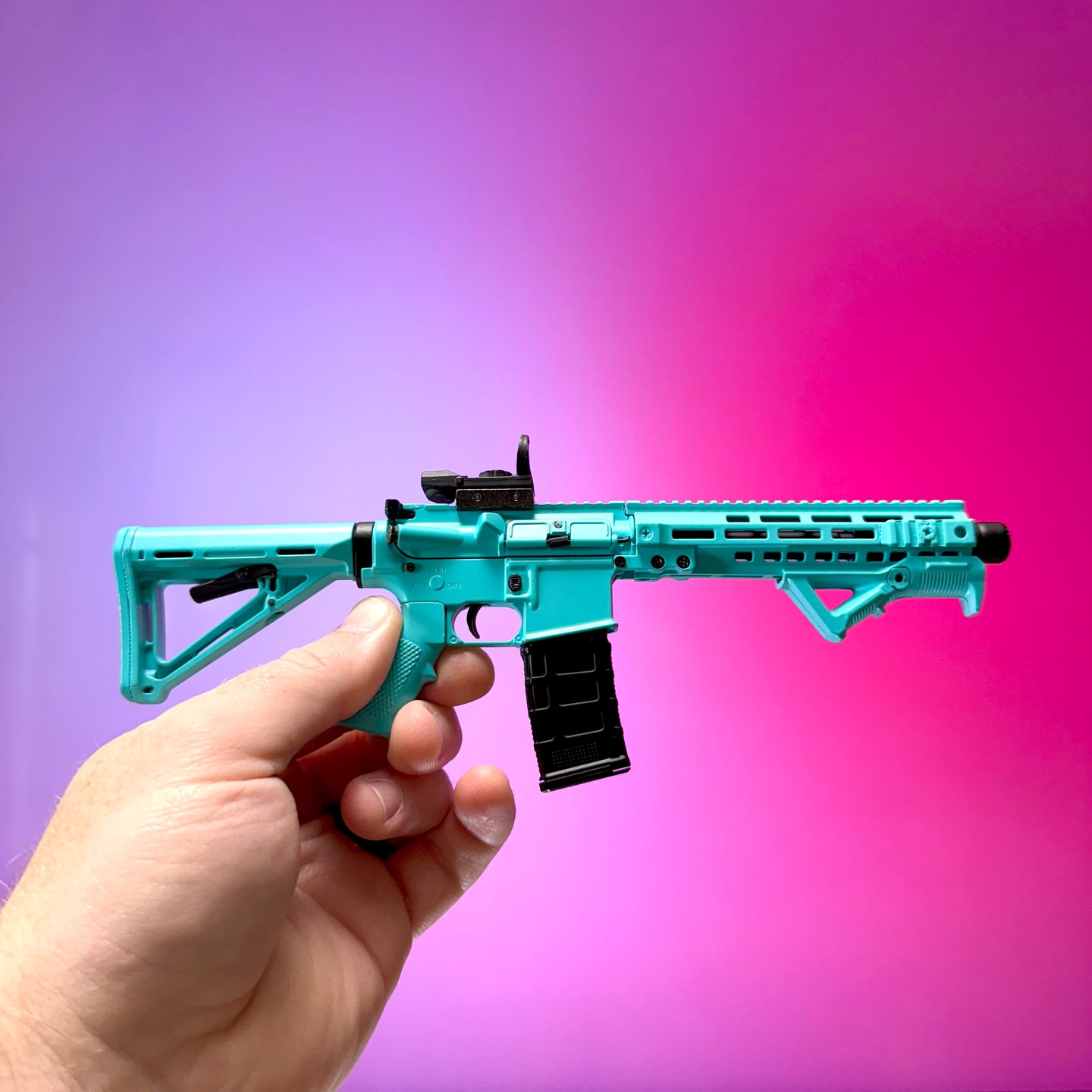 Tiffany Blue AR Scale Model