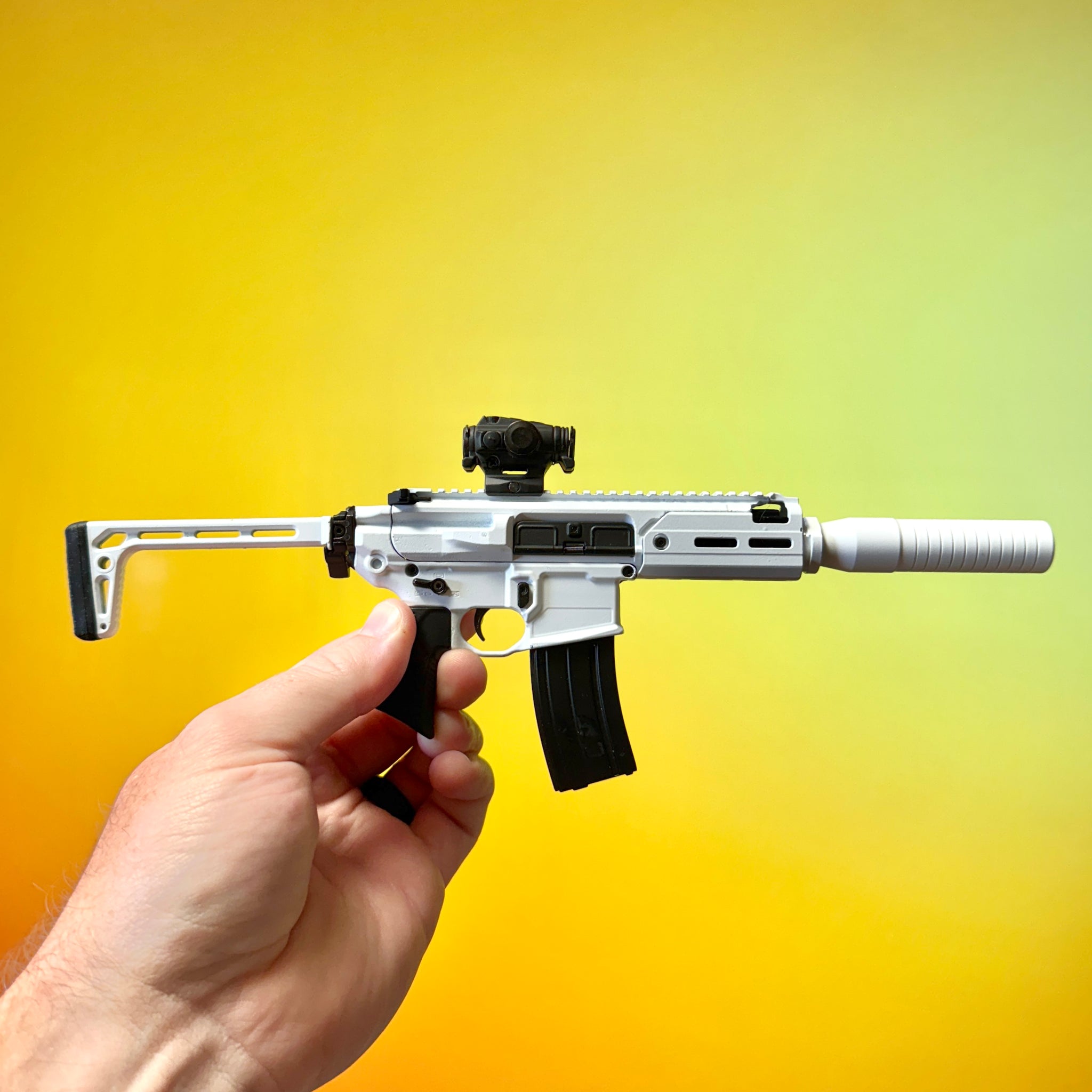 White SIG MCX Scale Model Limited Edition