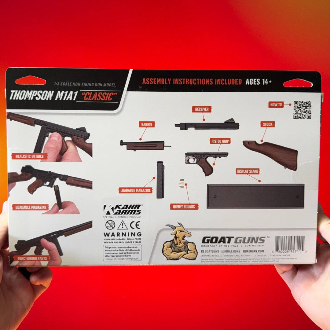 Thompson Submachine Gun Model