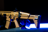 Adjustable stock on miniature SCAR-L model