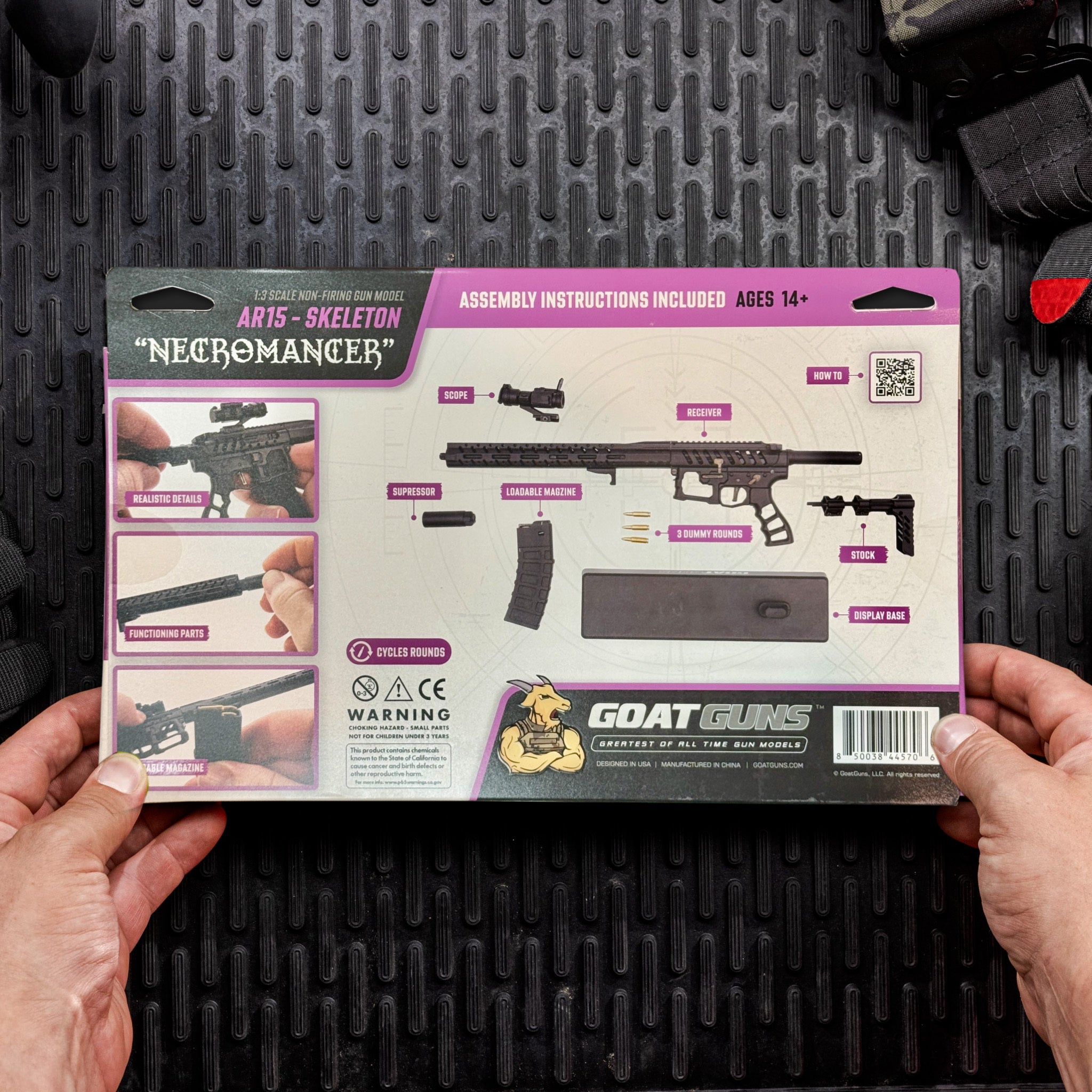 AR15 Skeleton Model Black