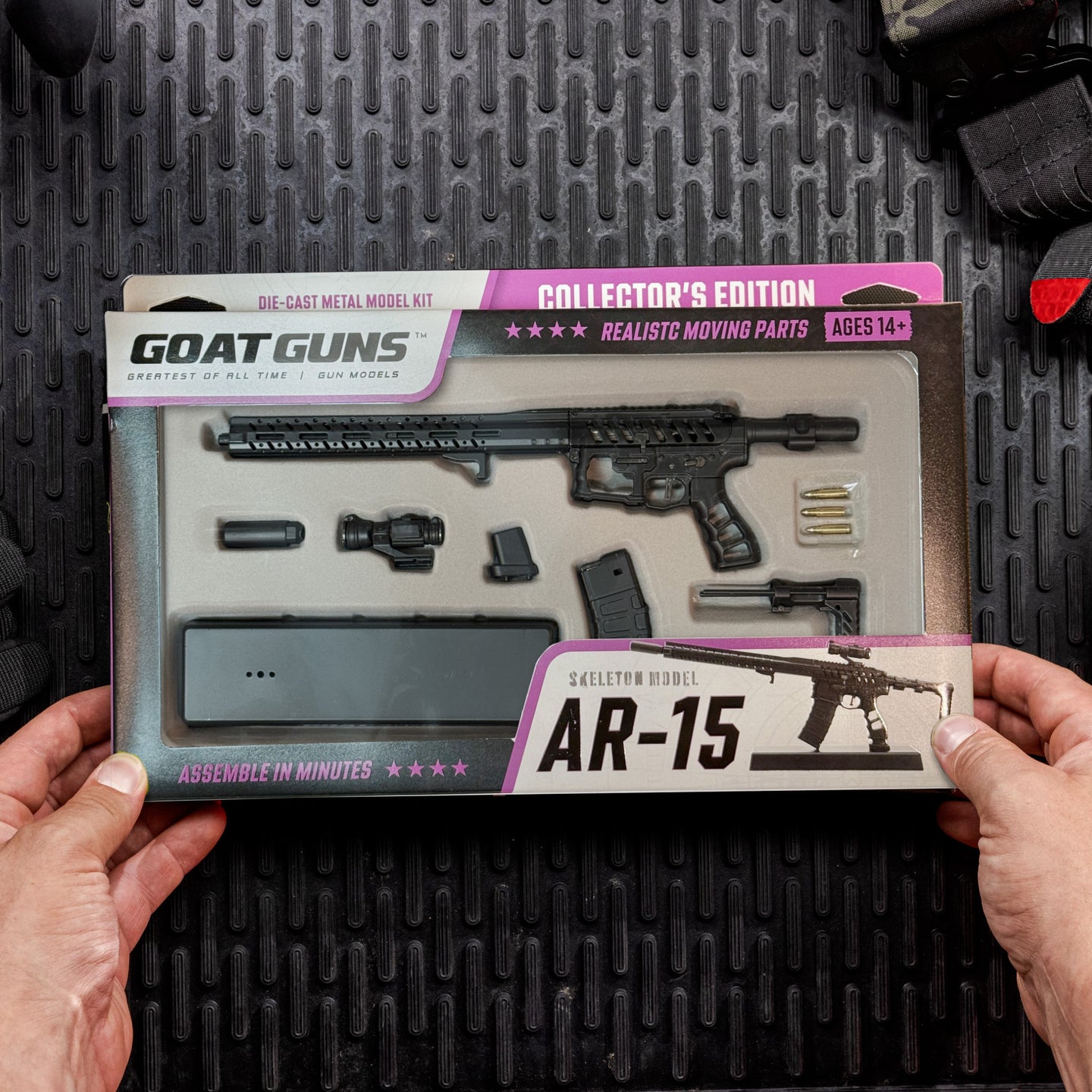 AR15 Skeleton Model Black