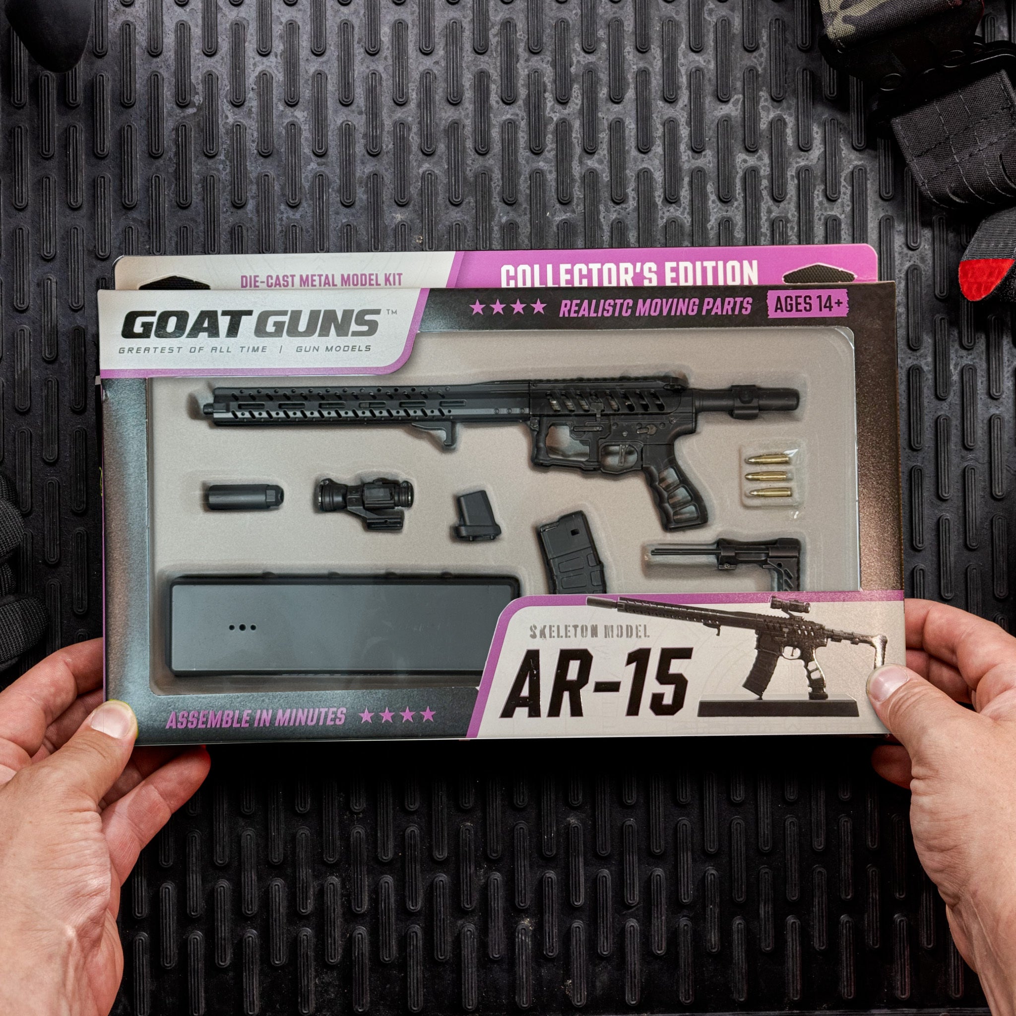 AR15 Skeleton Model Black