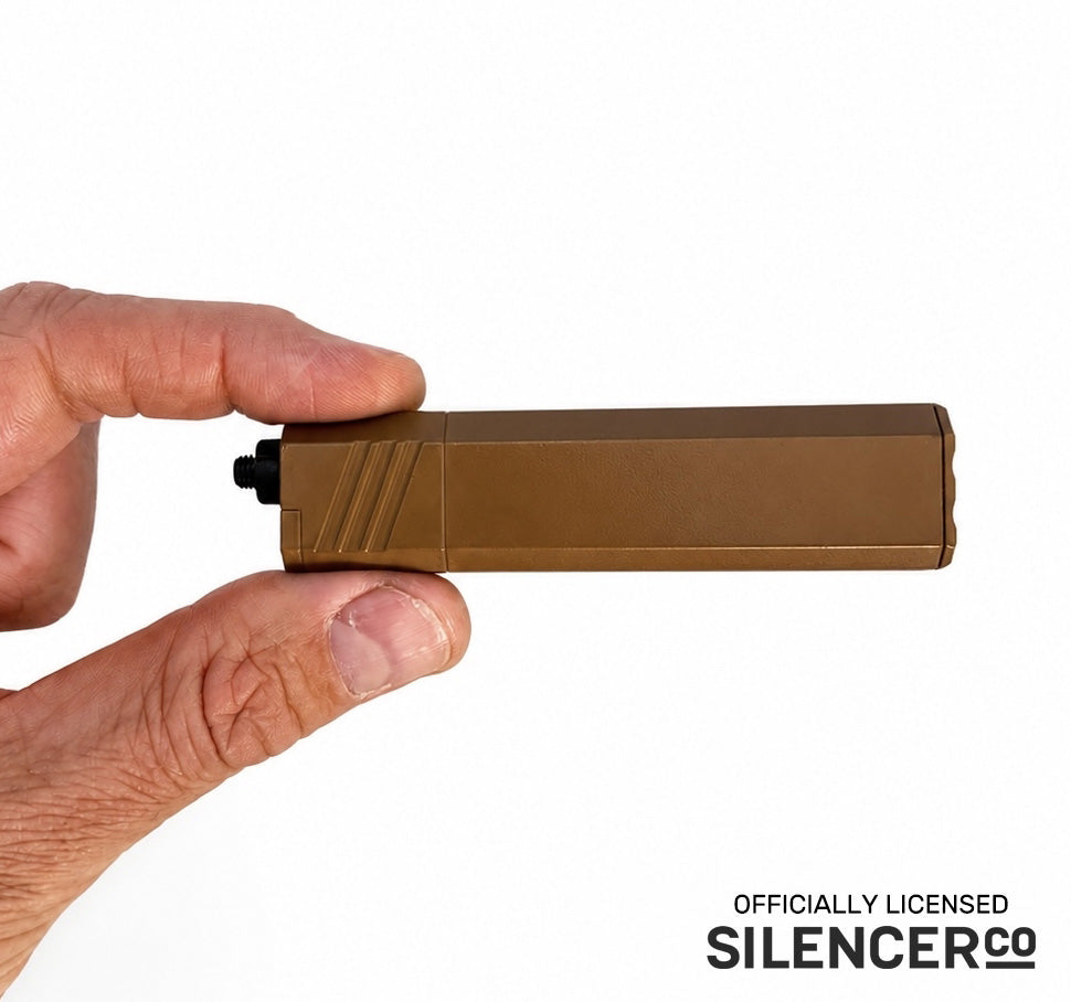 Miniature SilencerCo® Suppressor 1:2.5 Model - Tan
