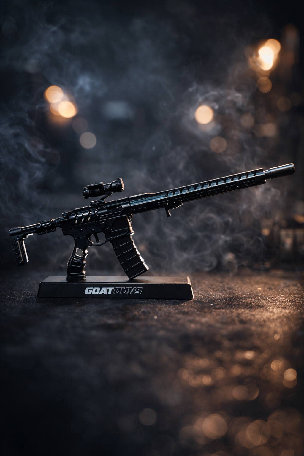 AR15 Skeleton Model Black