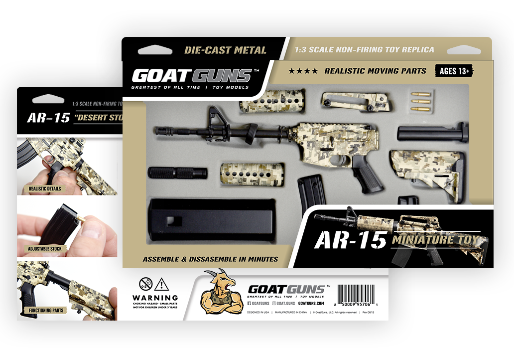 AR15 1:3 Scale Model - Camo