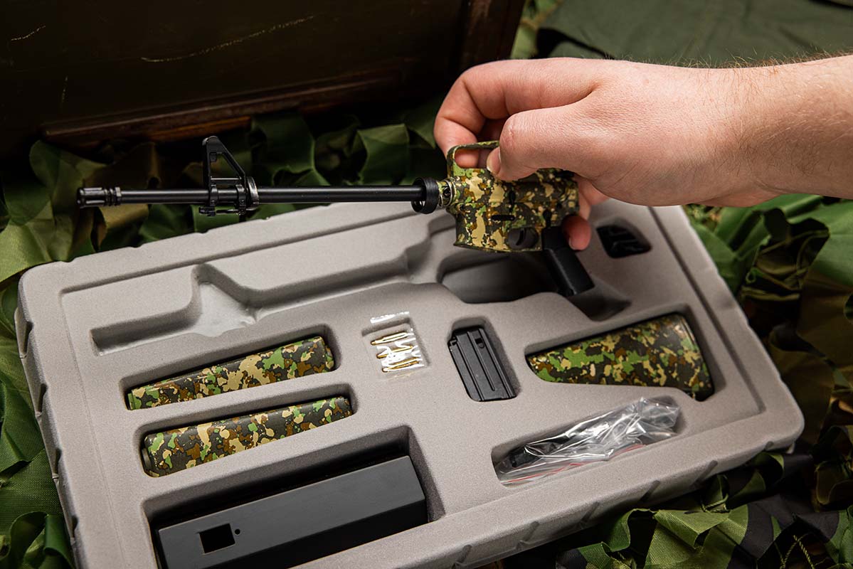 Mini M16A1 1:3 Scale Model - Camo